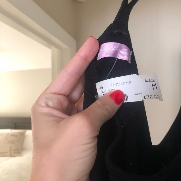Wildflower Black knit midi dress NWT - Picture 7 of 9